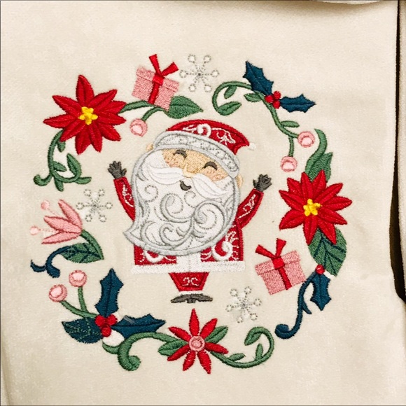 Will personalize for you!  Handmade embroidered  Boho Noel Christmas stockings - Picture 3 of 8